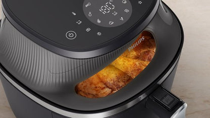 Philips 3000 Series Airfryer - NA341/00 - Kijkvenster - RapidAir Plus - 7.2L - Tot 6 Personen - Zwart