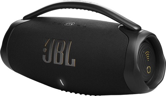 JBL Boombox 3 WiFi - Draagbare WiFi & Bluetooth Speaker - Waterdicht (IP67) - 24 uur batterij - JBL Original Pro Sound - AirPlay, Chromecast & Multiroom - Zwart