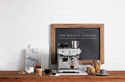 Sage SES875BSS the Barista Express Brushed Stainless Steel - Pistonmachine - incl Temp Control Melkkan - Espressomachine