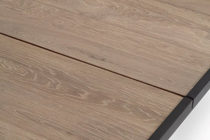Keter Porto Diningset - Signature Porto Tafel en 6 Noa Tuinstoelen - Ashwood/Zwart