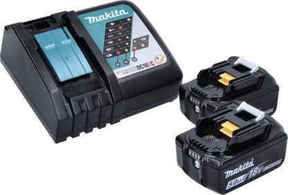Makita DLX2145TJ 18V Li-Ion Combiset - Accuboormachine met Klopfuntie (DHP458) - Slagschroevendraaier (DTD152) - 2x 5.0Ah accu's