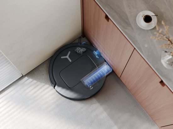 ECOVACS - DEEBOT T80 Omni - Stofzuig en dweilrobot (zwart) - 18.000 Pa zuigkracht- Zelfreinigende Robotstofzuiger met Warmwater – Dweilsysteem - Automatisch Leegstation - Geschikt voor dierenharen