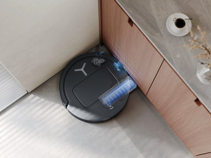 ECOVACS - DEEBOT T80 Omni - Stofzuig en dweilrobot (zwart) - 18.000 Pa zuigkracht- Zelfreinigende Robotstofzuiger met Warmwater – Dweilsysteem - Automatisch Leegstation - Geschikt voor dierenharen