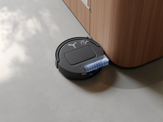 ECOVACS - DEEBOT T80 Omni - Stofzuig en dweilrobot (zwart) - 18.000 Pa zuigkracht- Zelfreinigende Robotstofzuiger met Warmwater – Dweilsysteem - Automatisch Leegstation - Geschikt voor dierenharen