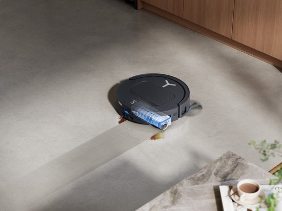 ECOVACS - DEEBOT T80 Omni - Stofzuig en dweilrobot (zwart) - 18.000 Pa zuigkracht- Zelfreinigende Robotstofzuiger met Warmwater – Dweilsysteem - Automatisch Leegstation - Geschikt voor dierenharen