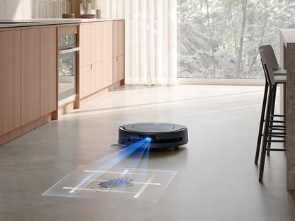 ECOVACS - DEEBOT T80 Omni - Stofzuig en dweilrobot (zwart) - 18.000 Pa zuigkracht- Zelfreinigende Robotstofzuiger met Warmwater – Dweilsysteem - Automatisch Leegstation - Geschikt voor dierenharen