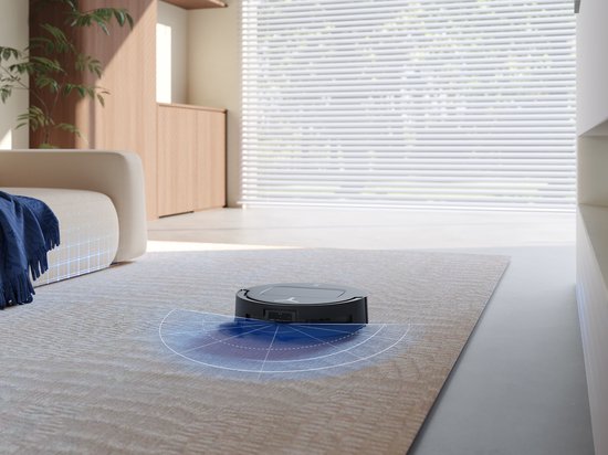 ECOVACS - DEEBOT T80 Omni - Stofzuig en dweilrobot (zwart) - 18.000 Pa zuigkracht- Zelfreinigende Robotstofzuiger met Warmwater – Dweilsysteem - Automatisch Leegstation - Geschikt voor dierenharen