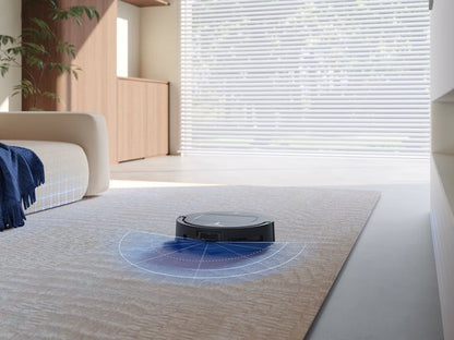 ECOVACS - DEEBOT T80 Omni - Stofzuig en dweilrobot (zwart) - 18.000 Pa zuigkracht- Zelfreinigende Robotstofzuiger met Warmwater – Dweilsysteem - Automatisch Leegstation - Geschikt voor dierenharen