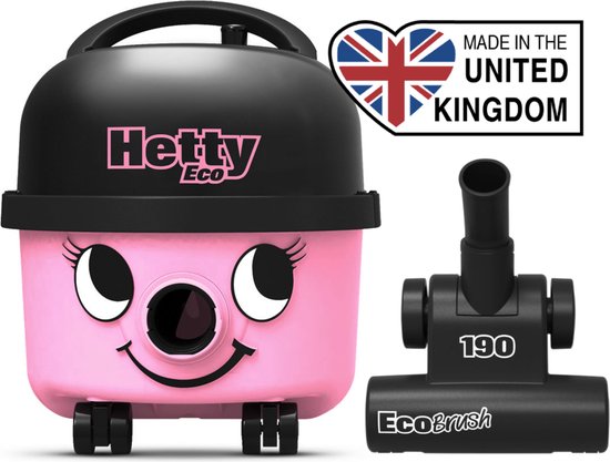 Numatic Hetty Eco compact HET160-11 - Stofzuiger met zak - Roze