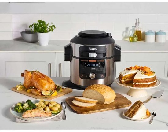 Ninja Foodi OL750EU Multicooker - 14 Kookfuncties - 7,5 Liter - Inclusief Airfryer, Broodbakmachine, Stomen, Grillen