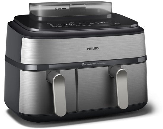 Philips 5000 series NA552/00 - Dubbele heteluchtfriteuse - 9L - 2750W - Zwart