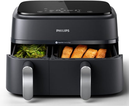 Philips – NA351/00 – Airfryer met dubbele mand – 9 l – 2750 W