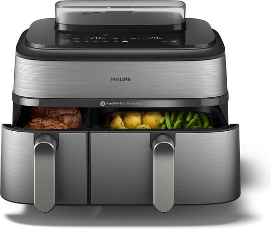 Philips 5000 series - Dubbele airfryer - 9L - 2750W - NA555/00