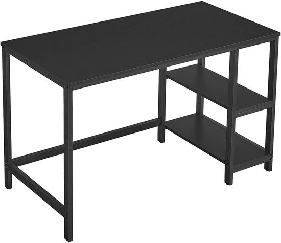 Parya Home - Bureau met Moderne Look - Computertafel - Zwart - Thuiswerken - kantoor