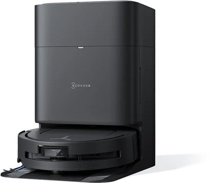 ECOVACS - DEEBOT T80 Omni - Stofzuig en dweilrobot (zwart) - 18.000 Pa zuigkracht- Zelfreinigende Robotstofzuiger met Warmwater – Dweilsysteem - Automatisch Leegstation - Geschikt voor dierenharen