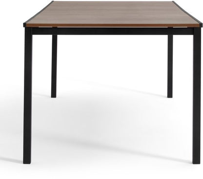 Keter Porto Diningset - Signature Porto Tafel en 6 Noa Tuinstoelen - Ashwood/Zwart