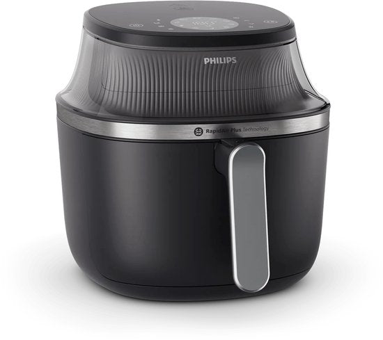 Philips 3000 Series Airfryer - NA341/00 - Kijkvenster - RapidAir Plus - 7.2L - Tot 6 Personen - Zwart