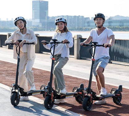 HITWAY Elektrische Step H9 Pro ABE - E Scooter met 10 Inch Banden en een 20.8Ah Batterij met Hoge Capaciteit – Actieradius van 80-90 km – 500W motor – Opvouwbaar – IP54 Waterdicht – Slimme bediening via App