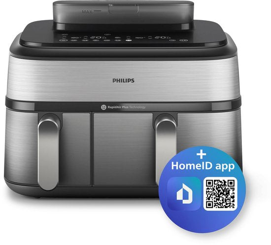 Philips 5000 series - Dubbele airfryer - 9L - 2750W - NA555/00
