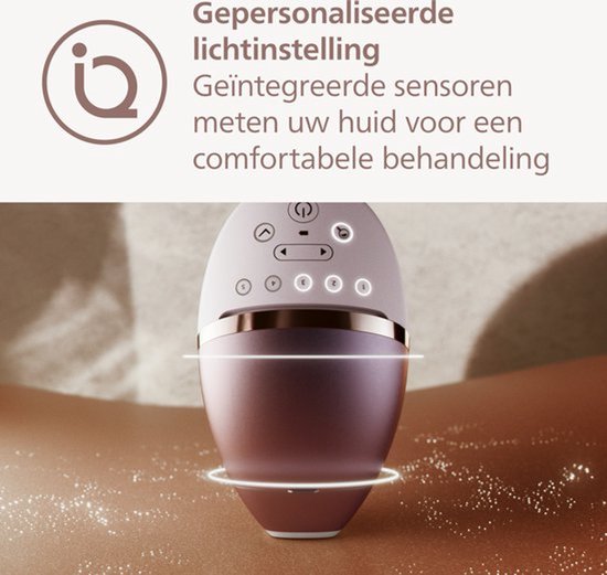 Philips Lumea IPL 9900 Series - IPL Ontharingsapparaat - AI haarvermindering analyse - 2 opzetstukken - Draadloos - BRI950/02