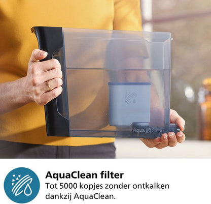 Philips 5500 Series - Espressomachine - 20 Warme & Koude Dranken - LatteGo Melksysteem - 40% Stiller - QuickStart - AquaClean Filter - Volautomatisch - Zwart - Koffiemachine met bonen - EP5541/50