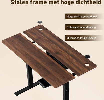 Zit-sta bureau 140 x 70 cm - Elektrisch verstelbaar - Anti-botsingstechnologie - USB-A/USB-C poorte