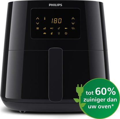 Philips Airfryer Essential 3000 Series - HD9270/96 - 6,2 liter (XL) - Heteluchtfriteuse - Warmhoudfunctie - 14 in 1 kookfuncties - Met spiesjes & grillrooster