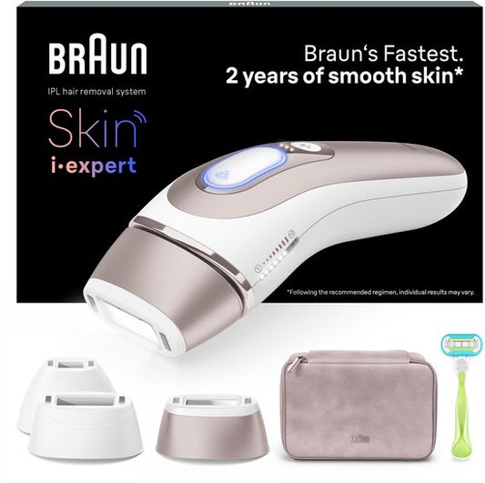 Braun Smart PL7253 Skin i·expert - IPL Ontharingsapparaat - inclusief Etui, Venus Scheersysteem en 3 Koppen