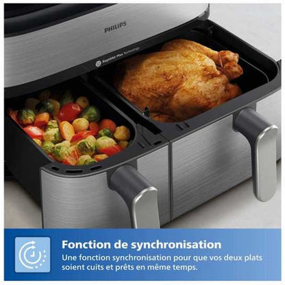 Philips 5000 series - Dubbele airfryer - 9L - 2750W - NA555/00