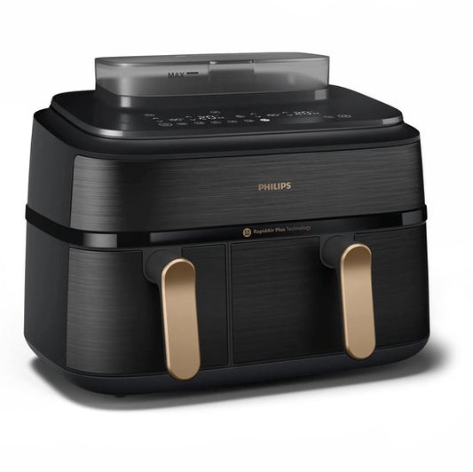 Philips 5000 series NA552/00 - Dubbele heteluchtfriteuse - 9L - 2750W - Zwart