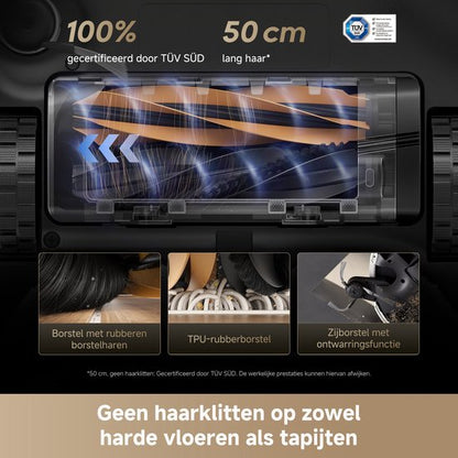 Dreame Matrix10 Ultra White – Robotstofzuiger én dweil met automatische dweilwissel – 30.000 Pa zuigkracht – 100°C zelfreinigend systeem – Voor tapijt, harde vloeren en drempels