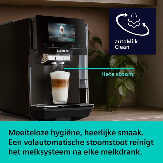 Siemens EQ700 iAroma TP723E09 - Volautomatische espressomachine - Piano zwart