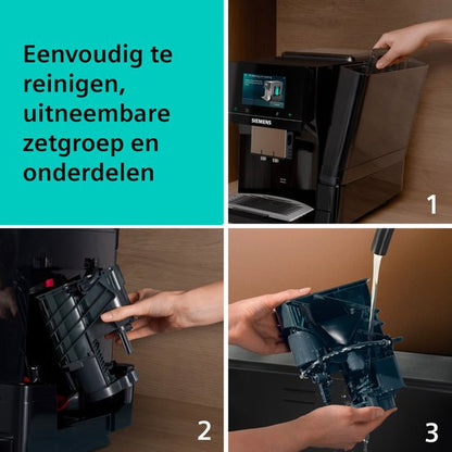 Siemens EQ700 iAroma TP723E09 - Volautomatische espressomachine - Piano zwart