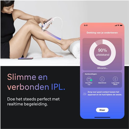 Braun Smart IPL Skin i·expert - IPL ontharingsapparaat - PL7211 - Haarverwijdering Voor Thuis - Met Gratis App - 2 Slimme Koppen