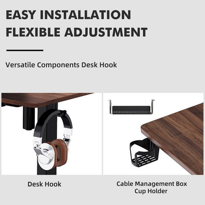 Zit-sta bureau 140 x 70 cm - Elektrisch verstelbaar - Anti-botsingstechnologie - USB-A/USB-C poorte