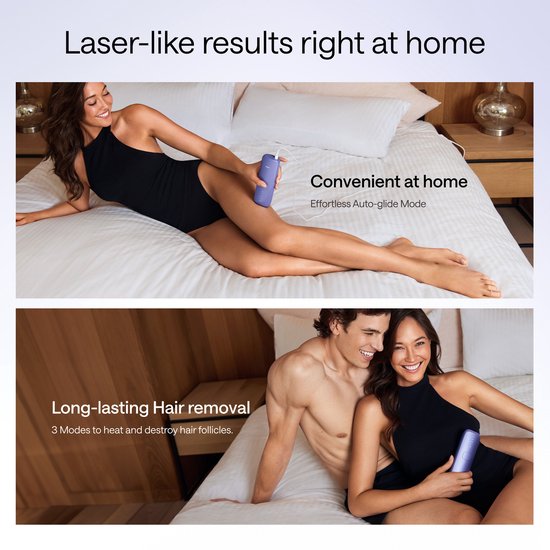 Ulike - Air 3 - Paars - Laser Ontharing Apparaat - IPL Ontharing voor Vrouwen en Mannen met Saffier Ice Cooling - Bijna pijnloos - Langdurige Resultaten voor Gezicht en Lichaam - Geschenkdoos