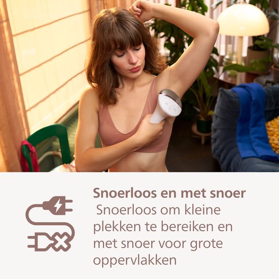 Philips Lumea IPL 9900 Series - IPL Ontharingsapparaat - AI haarvermindering analyse - 4 opzetstukken - BRI951/01