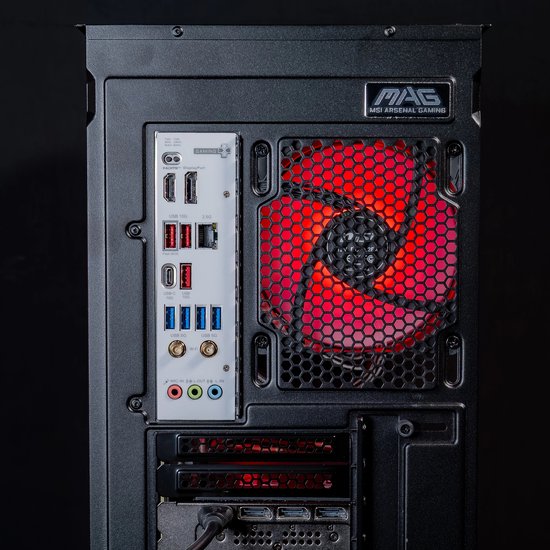 FlowUp x Powered By MSI - De Joyride Gaming PC - Skate - AMD Ryzen 7 7800X3D - NVIDIA RTX 5070 Ti 16GB - 32 GB DDR5 RAM - 2TB - Waterkoeling