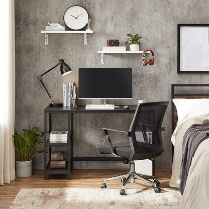 Parya Home - Bureau met Moderne Look - Computertafel - Zwart - Thuiswerken - kantoor
