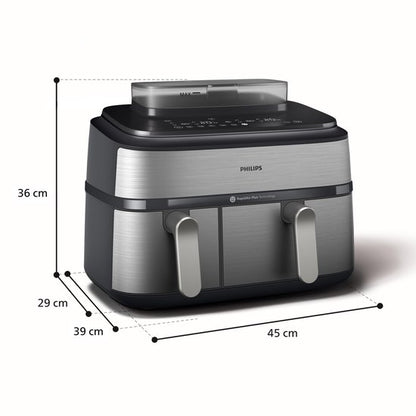 Philips 5000 series - Dubbele airfryer - 9L - 2750W - NA555/00