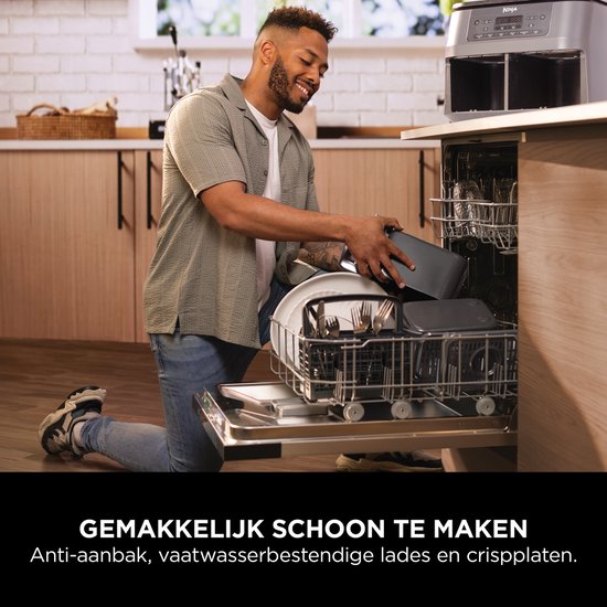 Ninja Dubbele Airfryer XXL - 7.6 L - Nieuw 2026 Model - 40 tot 240 Graden - 2470 W Vermogen - Dual Zone Technologie - DZ300EU