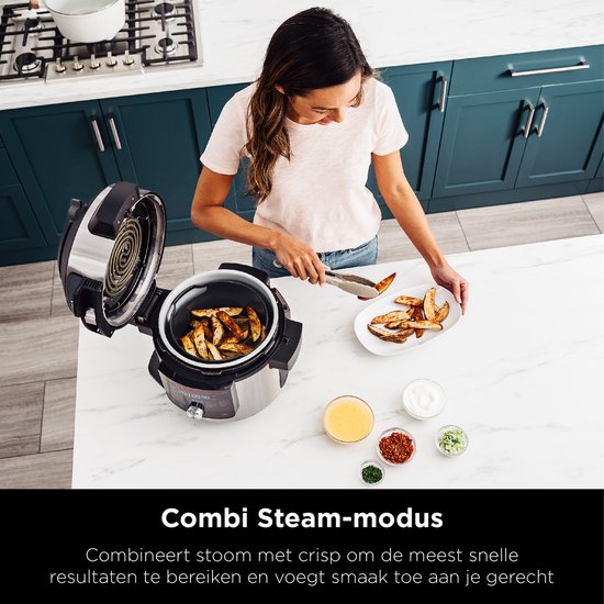 Ninja Foodi OL750EU Multicooker - 14 Kookfuncties - 7,5 Liter - Inclusief Airfryer, Broodbakmachine, Stomen, Grillen