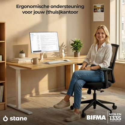 Stane Classic Basic - Ergonomische Bureaustoel - Office Chair - Bureaustoelen voor Volwassenen - Computer stoel - NEN-EN1335 Gecertificeerd -
