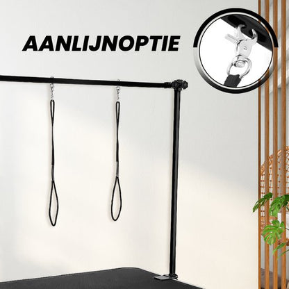 Animali Trimtafel - Trimtafel voor honden\katten - Hondentrimtafel - Inklapbaar - Aanlijnoptie - Opbergmand - 80KG draagvermogen - Zwart
