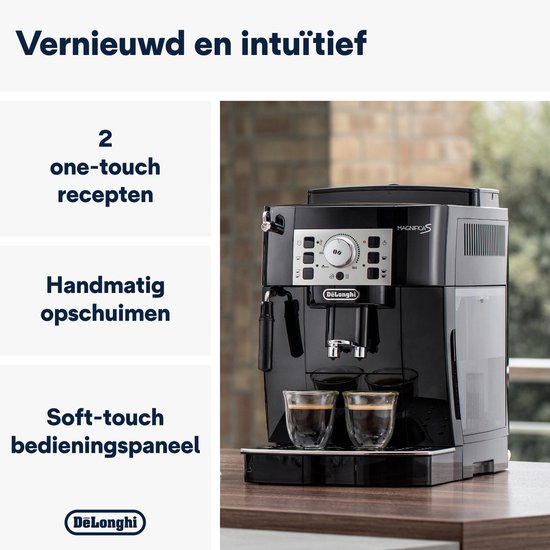 De'Longhi Magnifica S ECAM20.110.B - Volautomatische espressomachine - Zwart - Koffiemachine met bonen