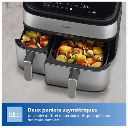 Philips 5000 series - Dubbele airfryer - 9L - 2750W - NA555/00