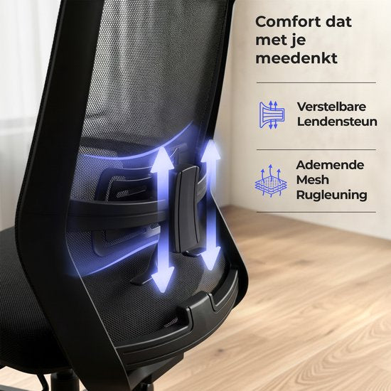 Stane Classic Basic - Ergonomische Bureaustoel - Office Chair - Bureaustoelen voor Volwassenen - Computer stoel - NEN-EN1335 Gecertificeerd -