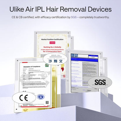 Ulike - Air 3 - Paars - Laser Ontharing Apparaat - IPL Ontharing voor Vrouwen en Mannen met Saffier Ice Cooling - Bijna pijnloos - Langdurige Resultaten voor Gezicht en Lichaam - Geschenkdoos