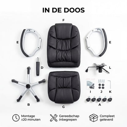 Ergonomische Bureaustoel - Bureaustoelen voor Volwassenen - Office Gaming Chair - Computer Game Gaming Stoel
