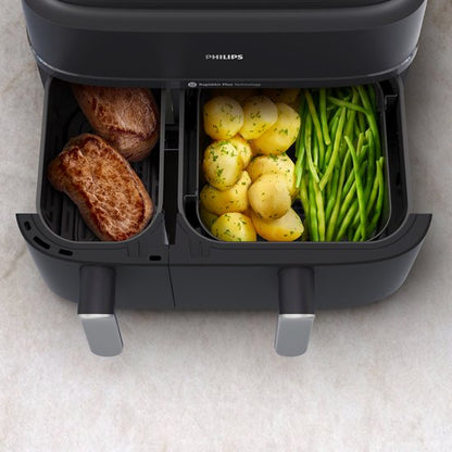 Philips 5000 series - Dubbele airfryer - 9L - 2750W - NA555/00